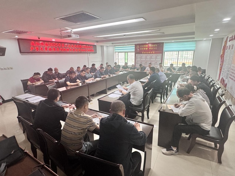 公司召開2025年第二季度安委會暨汛期暑期安全生產(chǎn)重大風(fēng)險(xiǎn)隱患排查整治行動部署會